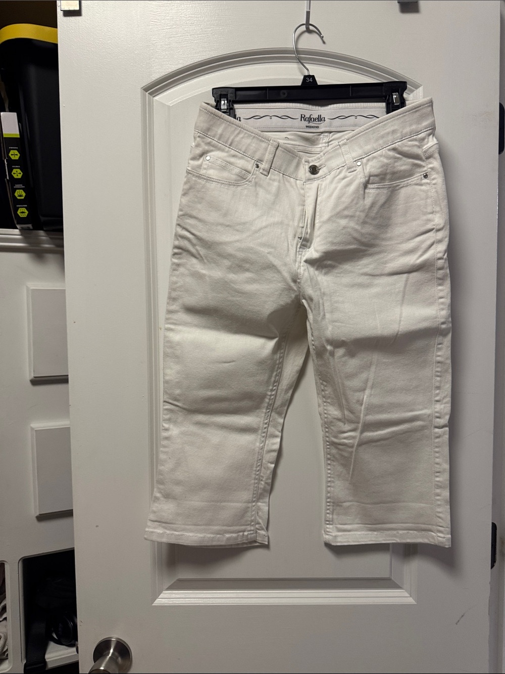 White Men’s Denim Shorts - Classic Casual Cut